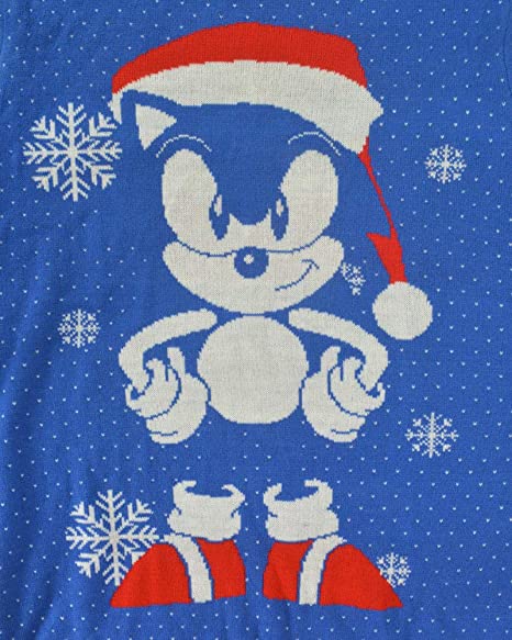 Sonic the Hedgehog Gem Jumper / Ugly Christmas Sweater - XS - Apparel - New - CaveGamers - Image 4