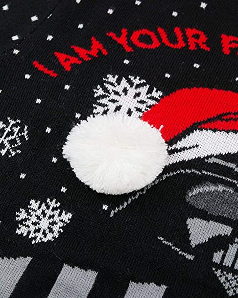 Star Wars 'I Am Your Father' Darth Vader Jumper / Ugly Christmas Sweater - 2XS - Apparel - New - CaveGamers - Image 4