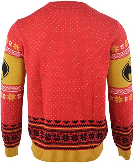 Batman Deck the Joker Jumper / Ugly Christmas Sweater - Small - Apparel - New - CaveGamers - Image 2