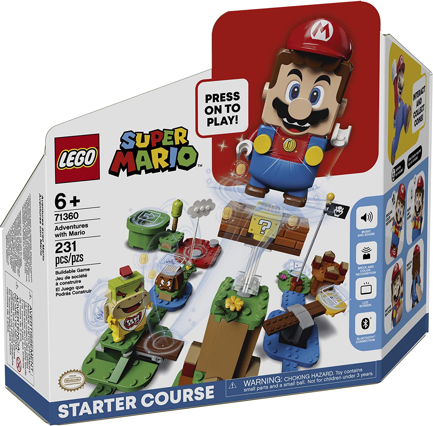 LEGO Super Mario Adventures with Mario Starter Course 71360 Building Sets - Toys - New - CaveGamers - Image 3