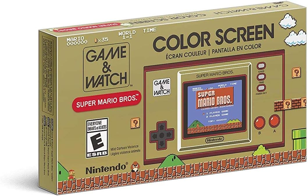 Game and Watch: Super Mario Bros. NES - Video Game System - New - CaveGamers