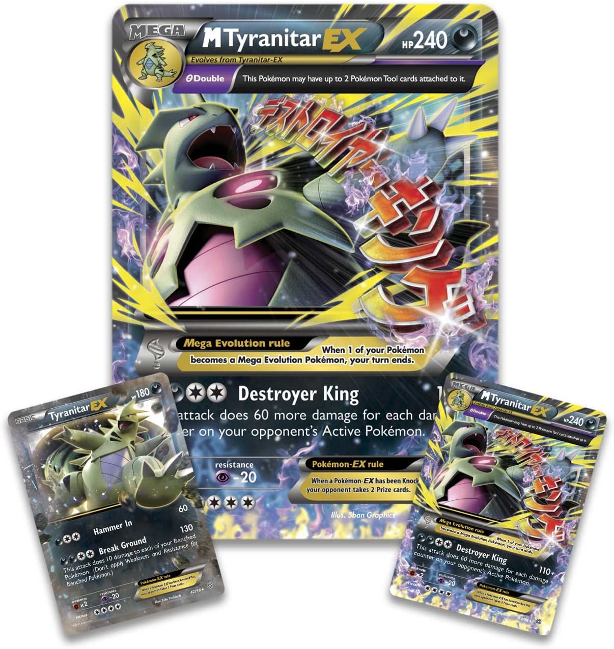 Pokemon TCG: Mega Tyranitar EX Premium Collection Box - Trading Card - New - CaveGamers - Image 4
