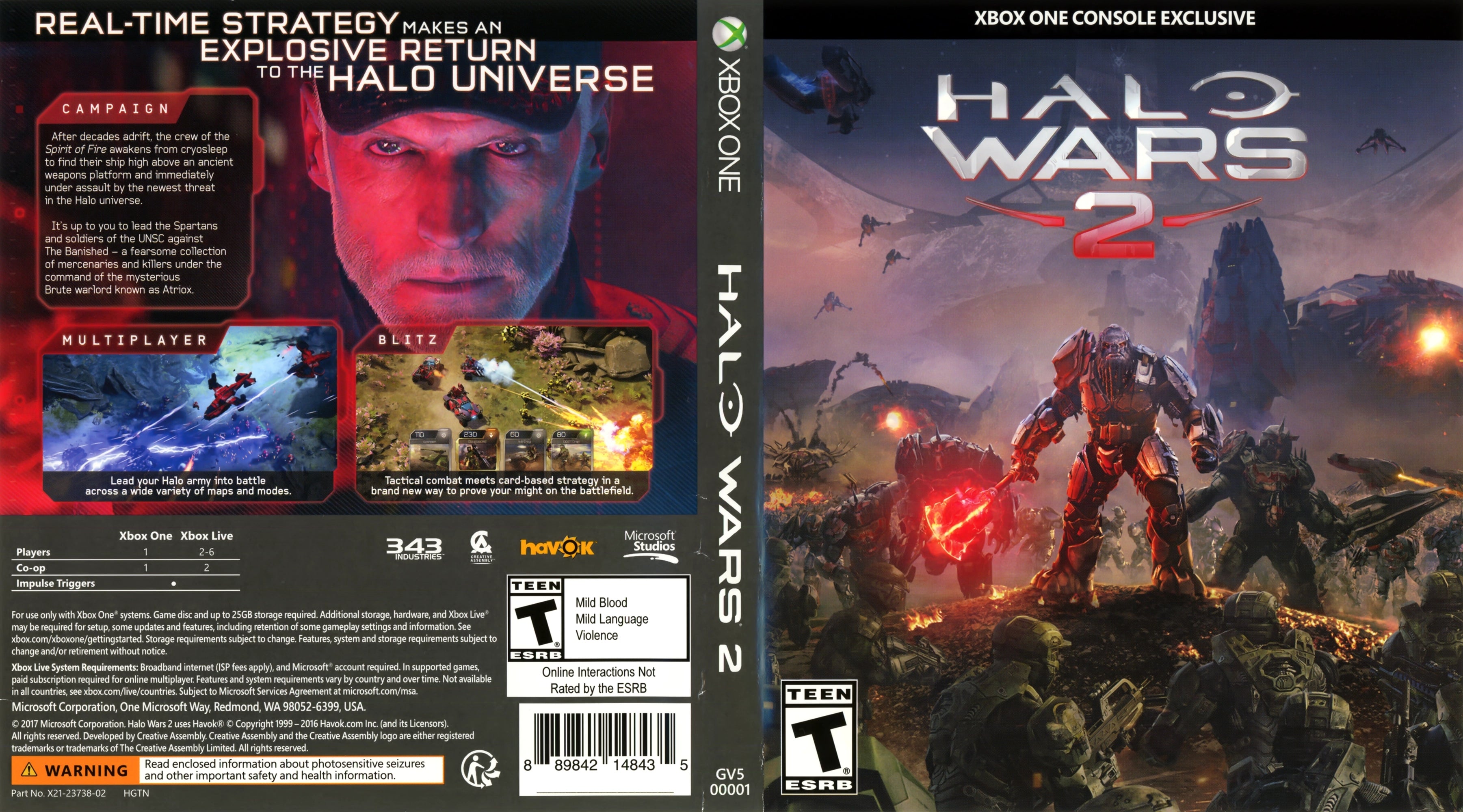 Halo Wars 2 Xbox One - Video Game - Used - CaveGamers - Image 4