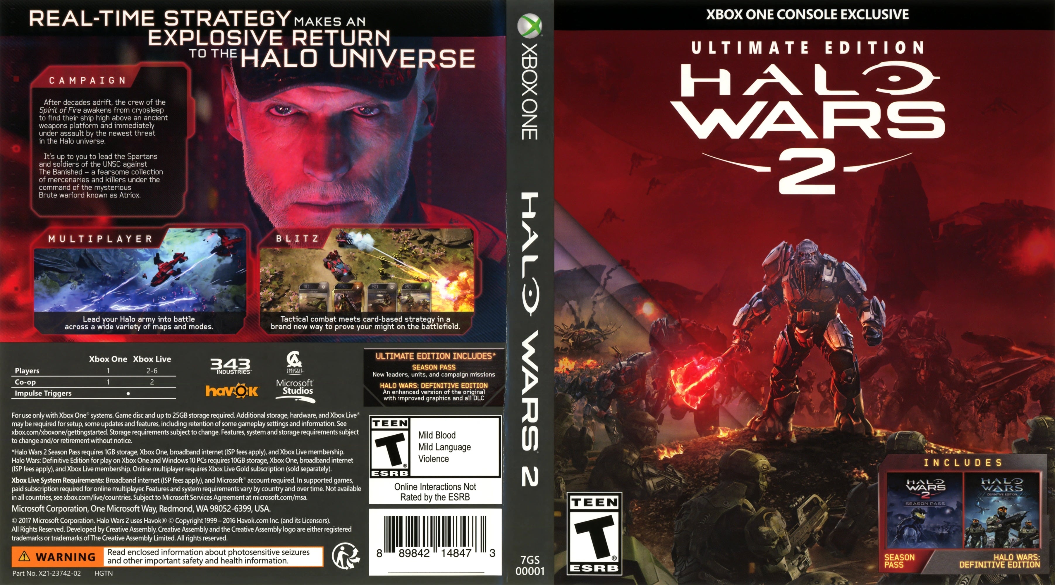 Halo Wars 2 Xbox One - Video Game - Used - CaveGamers - Image 5