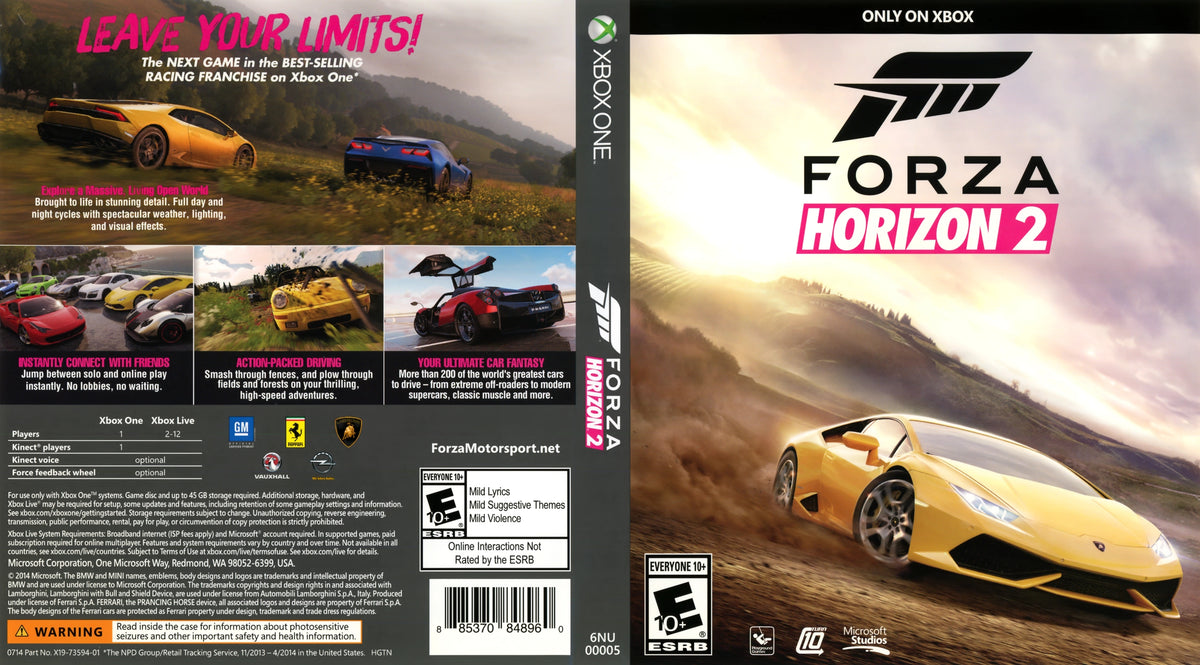 Forza Horizon 2 Xbox One - Video Game - Used - CaveGamers - Image 4