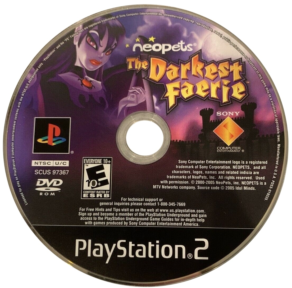 Neopets: The Darkest Faerie PS2 - Video Game - Used - CaveGamers - Image 3