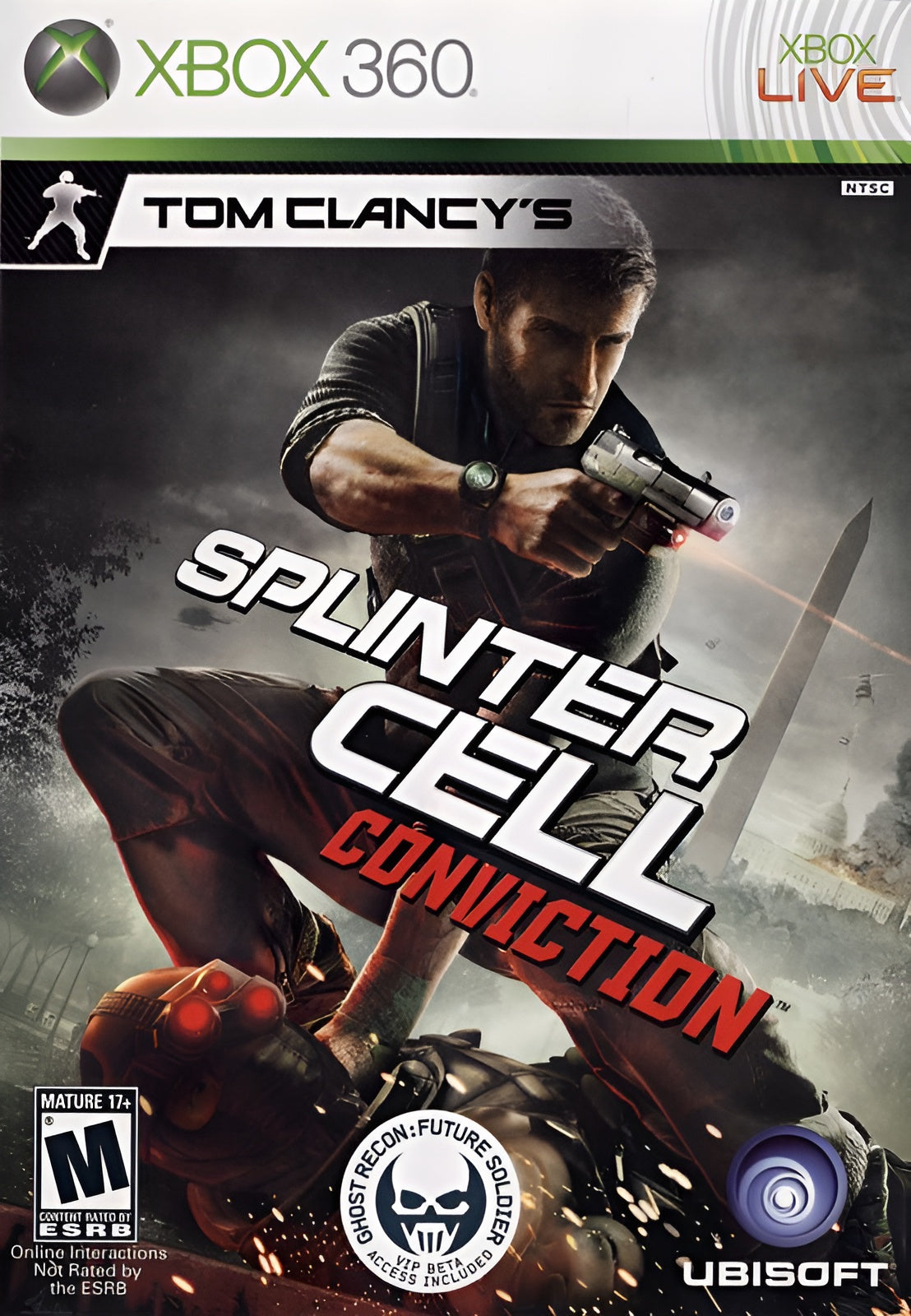 Tom Clancy's Splinter Cell Conviction Xbox 360 - Video Game - Used - CaveGamers
