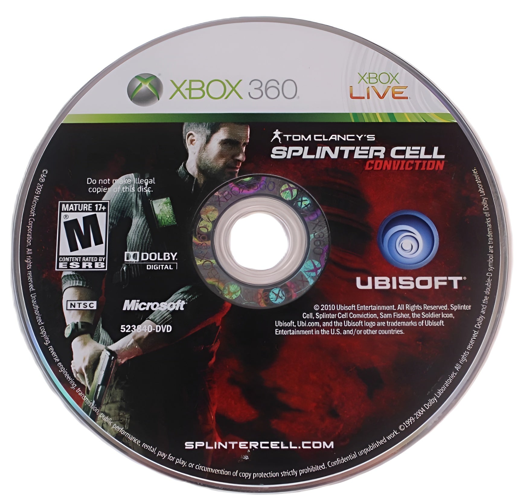 Tom Clancy's Splinter Cell Conviction Xbox 360 - Video Game - Used - CaveGamers - Image 3