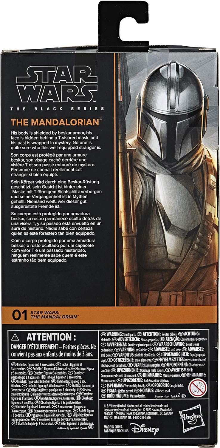 Star Wars: The Black Series - Mandalorian (Beskar Armor) Action Figure Action Figures - Toys - New - CaveGamers - Image 6