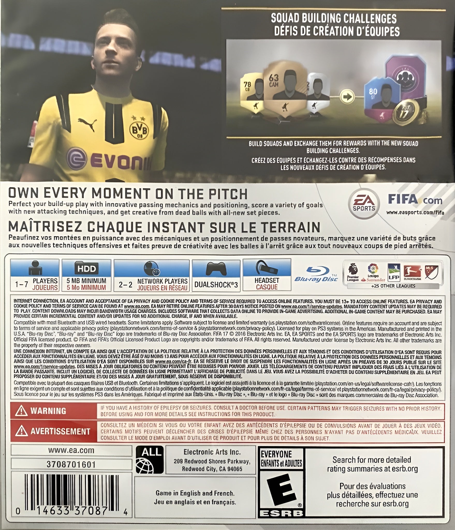 FIFA 17 PS3 - Video Game - Used - CaveGamers - Image 2