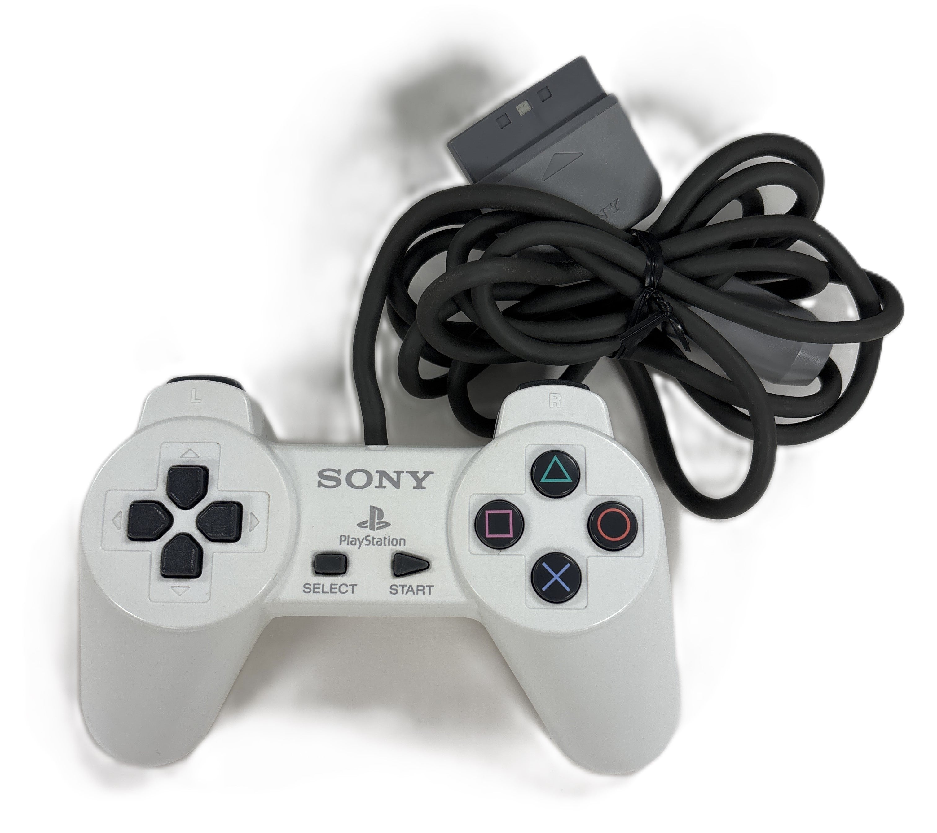 Playstation Controller (Non-Dualshock) - White - Video Game Accessory - Used - CaveGamers