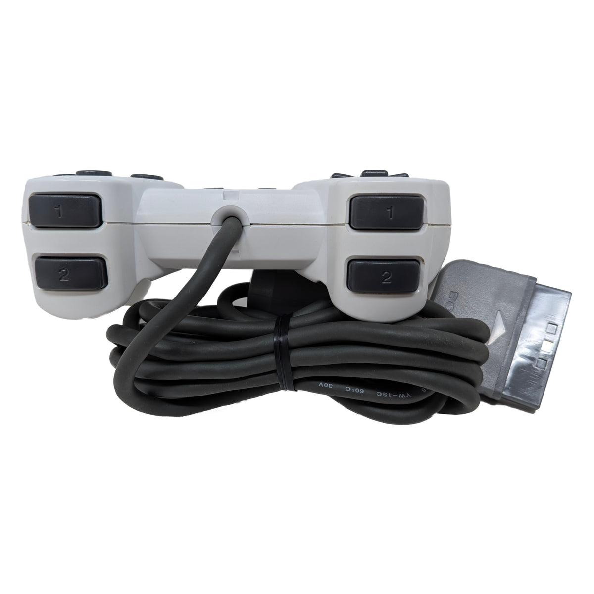 Playstation Controller (Non-Dualshock) - White - Video Game Accessory - Used - CaveGamers - Image 3