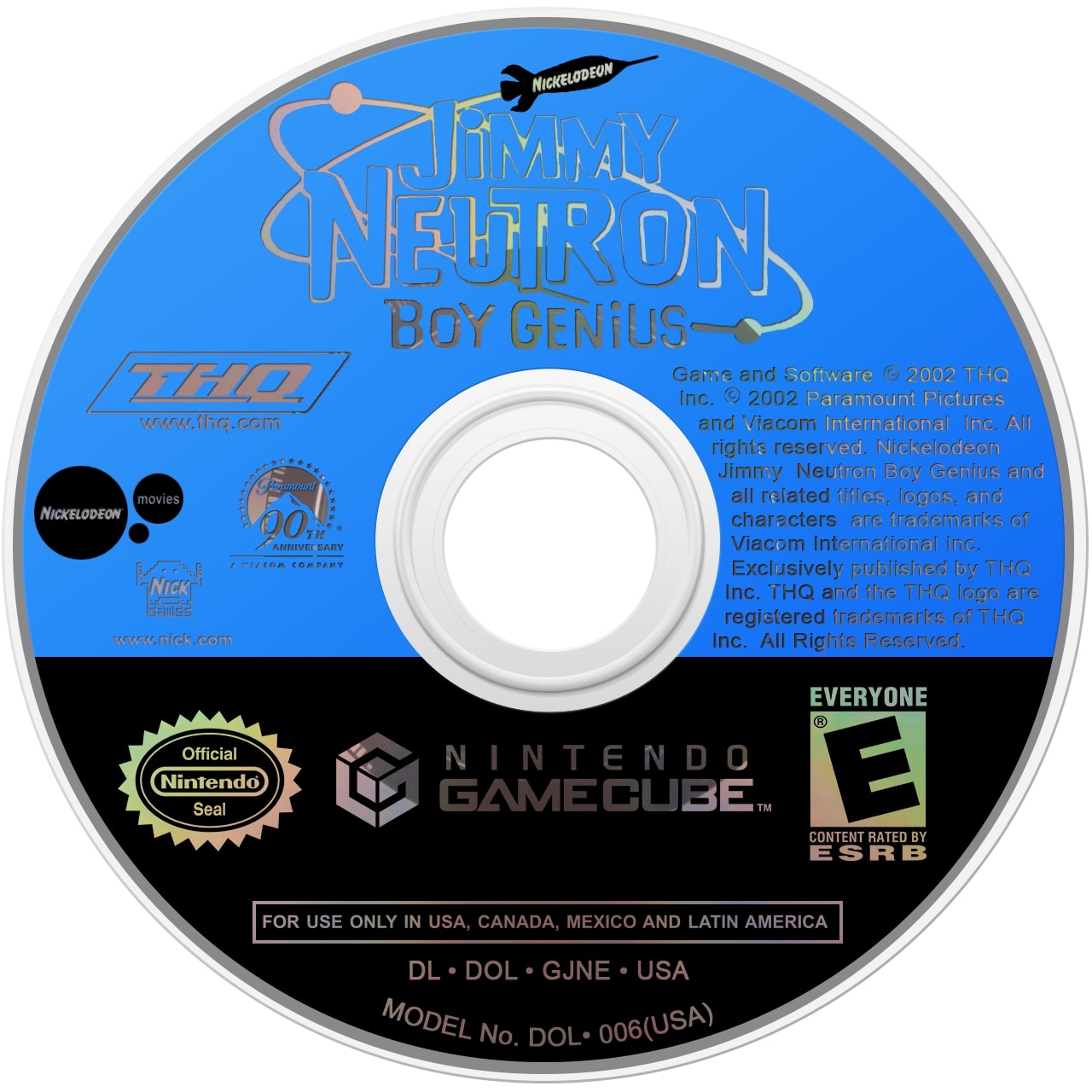 Jimmy Neutron Boy Genius GameCube - Video Game - Used - CaveGamers - Image 3