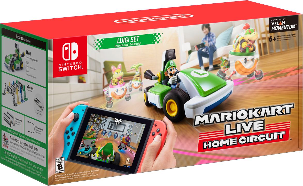 Mario Kart Live: Home Circuit - Luigi Set Switch - Video Game - New - CaveGamers