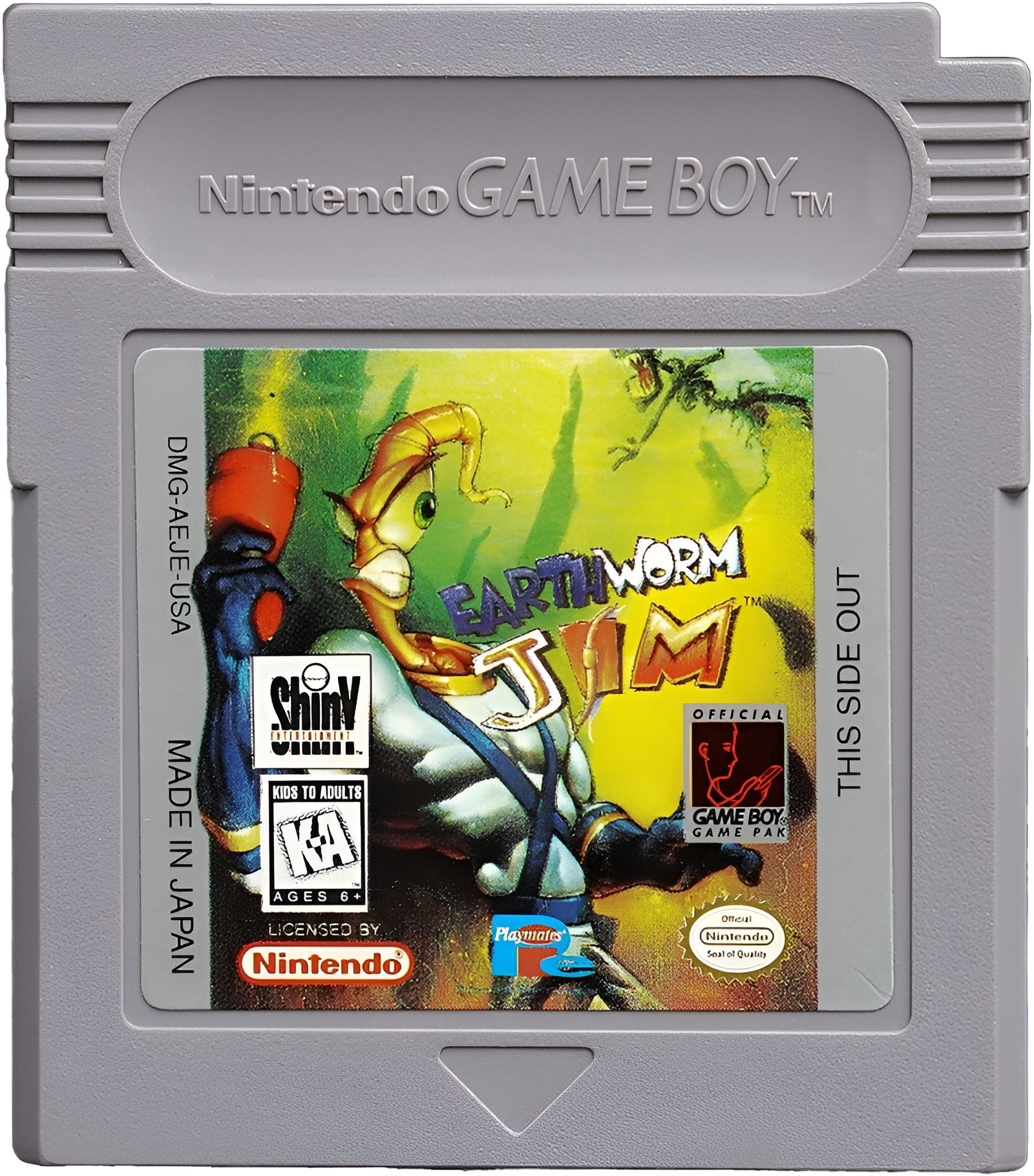 Earthworm Jim Game Boy - Video Game - Used - CaveGamers - Image 3