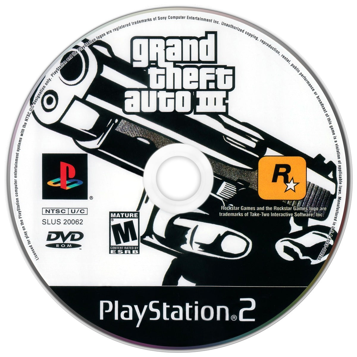Grand Theft Auto III PS2 - Video Game - Used - CaveGamers - Image 3