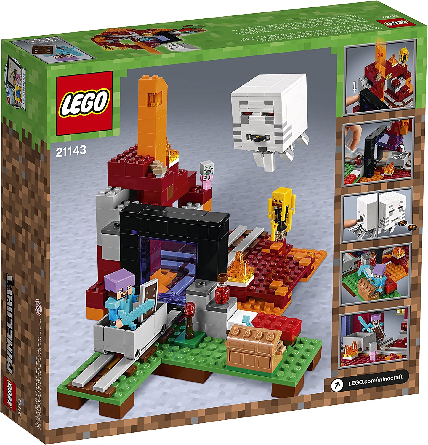 LEGO Minecraft The Nether Portal 21143 Building Sets - Toys - New - CaveGamers - Image 4