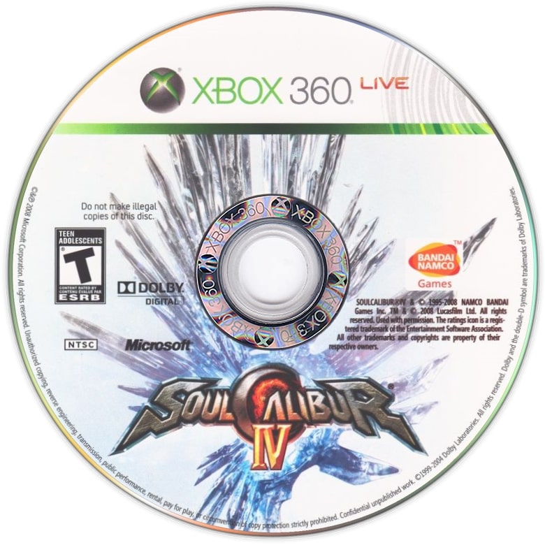 Soul Calibur IV Xbox 360 - Video Game - Used - CaveGamers - Image 3