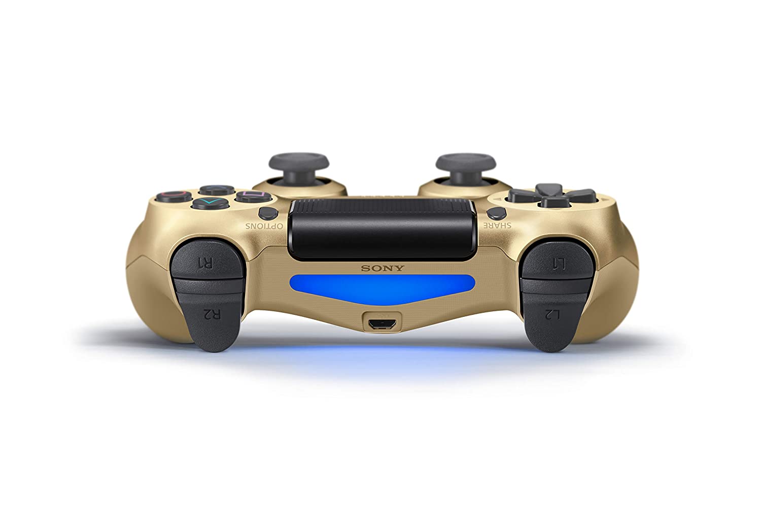 Playstation 4 Dualshock Controller - Gold PS4 - Video Game Accessory - New - CaveGamers - Image 4