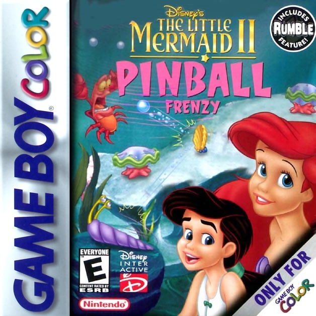 The Little Mermaid II: Pinball Frenzy Game Boy Color - Video Game - Used - CaveGamers