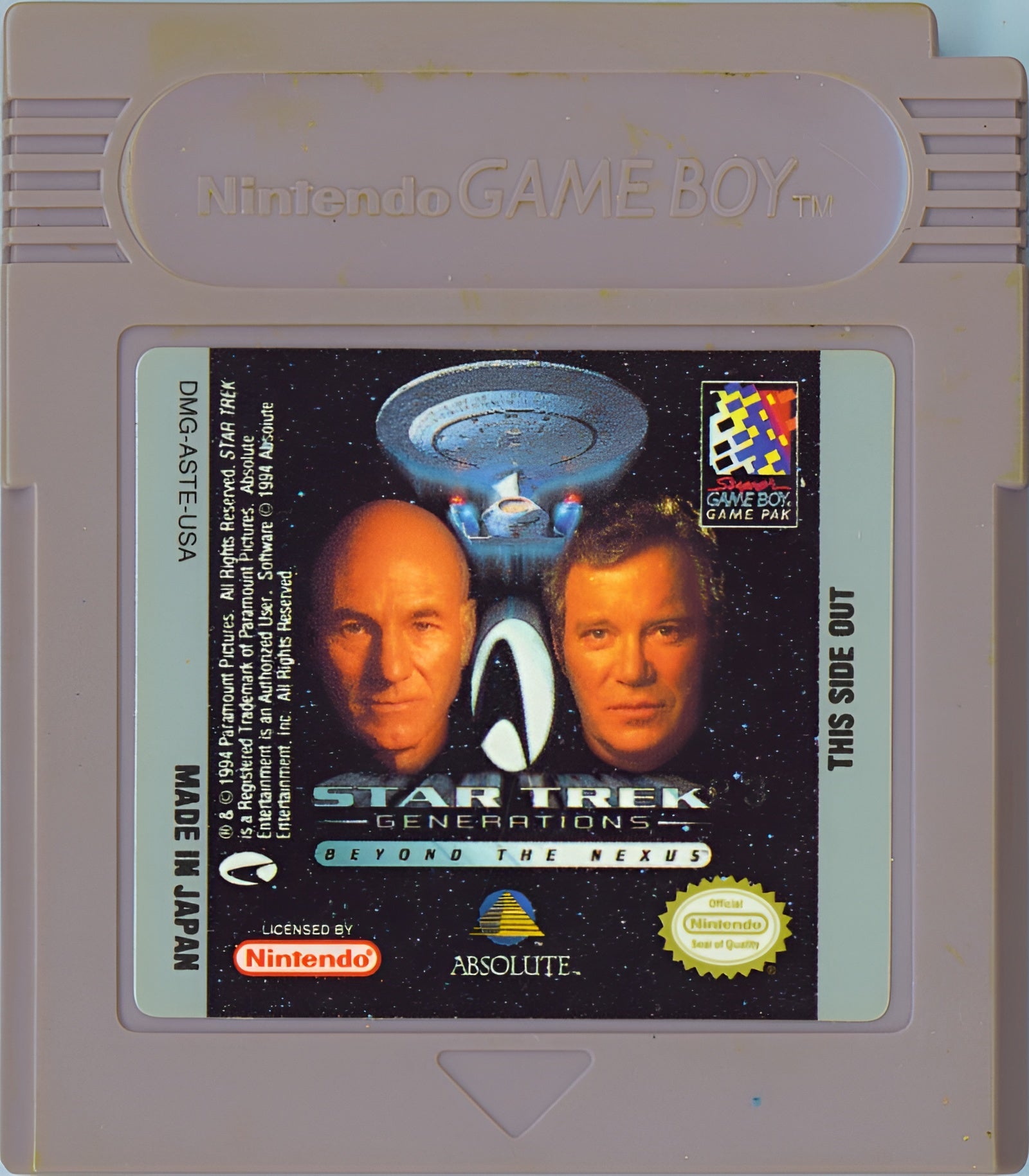 Star Trek Generations: Beyond the Nexus Game Boy - Video Game - Used - CaveGamers - Image 3