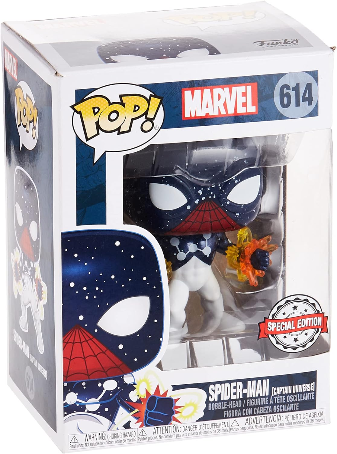 Funko Pop! Marvel Spider-Man (Captain Universe) Vinyl Figure - Toys - New - CaveGamers - Image 3