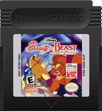 Disney's Beauty and the Beast: A Board Game Adventure Game Boy Color - Video Game - Used - CaveGamers - Image 3