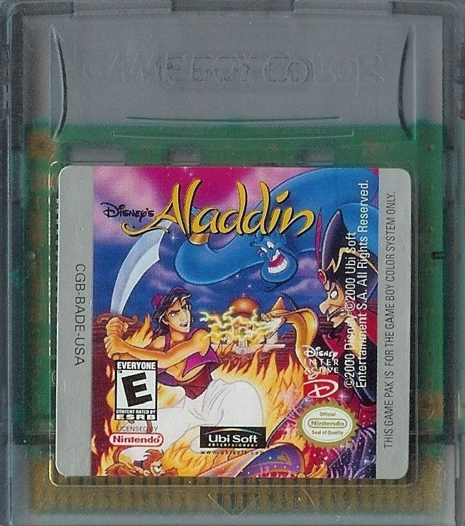 Disney's Aladdin Game Boy Color - Video Game - Used - CaveGamers - Image 3