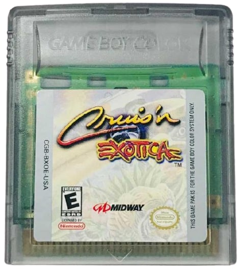 Cruis'n Exotica Game Boy Color - Video Game - Used - CaveGamers - Image 3