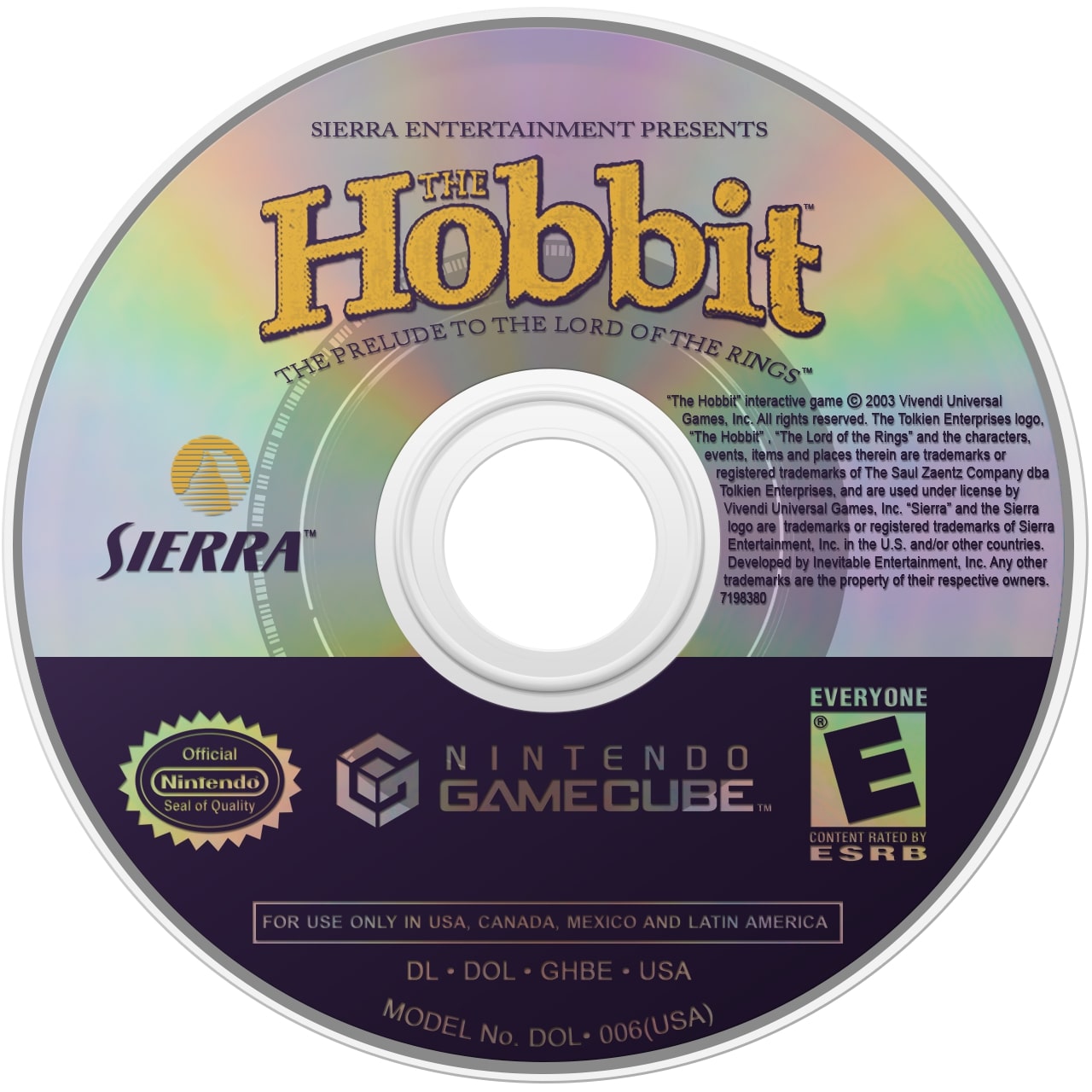 The Hobbit GameCube - Video Game - Used - CaveGamers - Image 3
