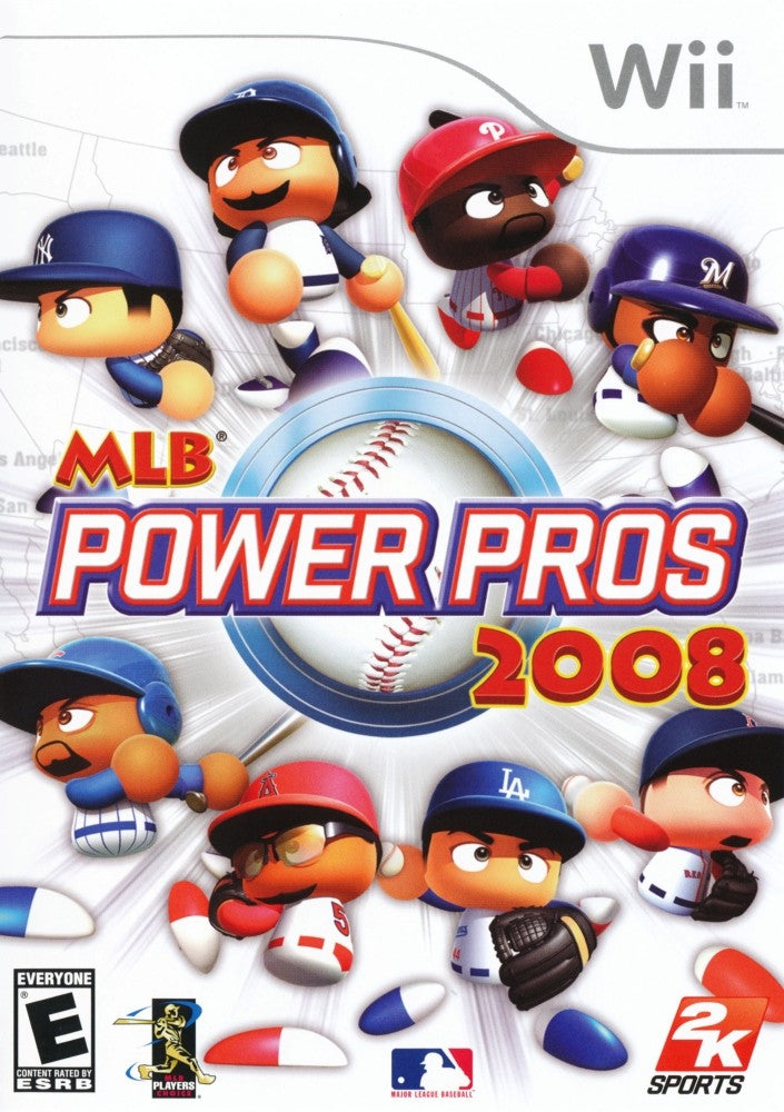 MLB Power Pros 2008 Wii - Video Game - Used - CaveGamers