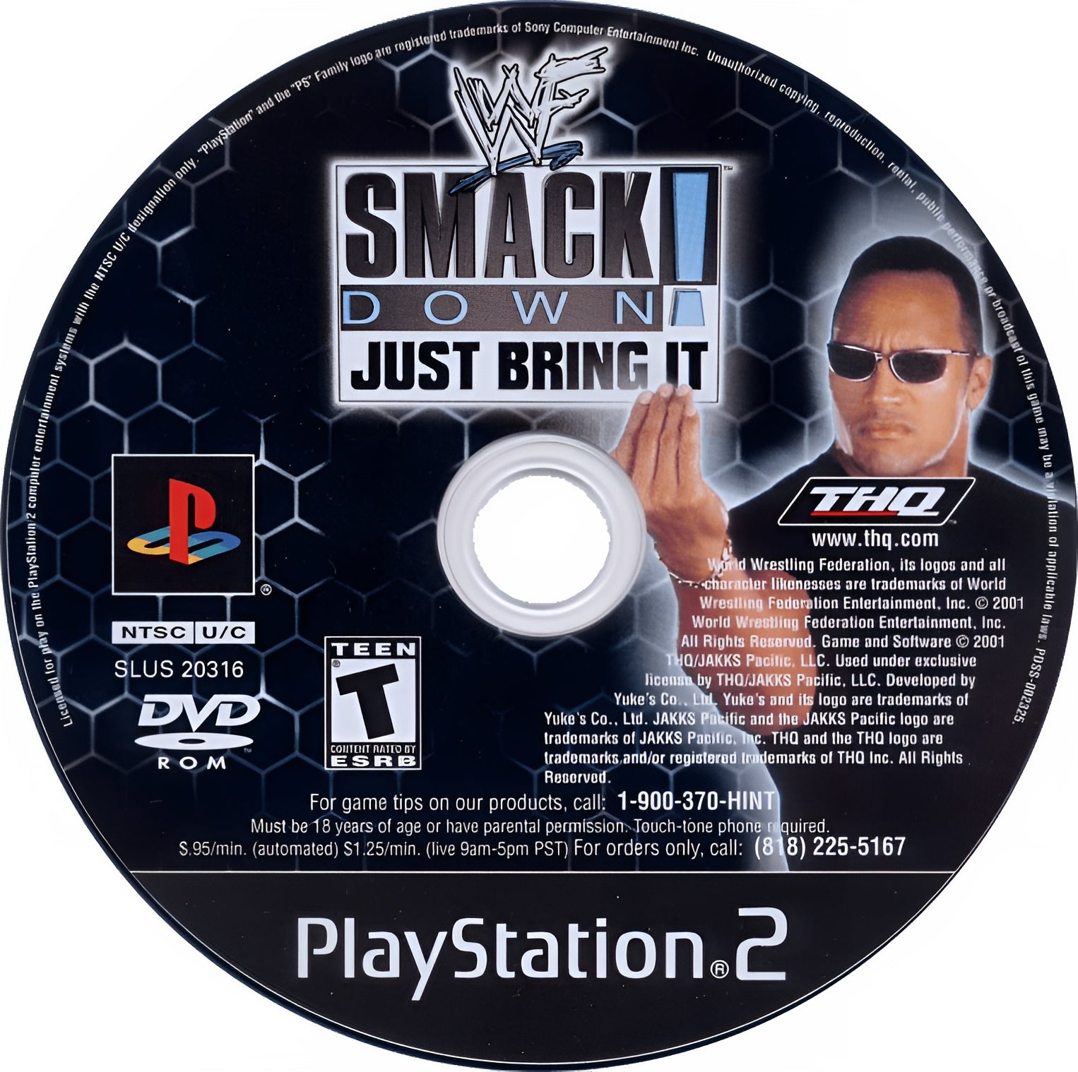 WWF Smackdown: Just Bring It PS2 - Video Game - Used - CaveGamers - Image 3