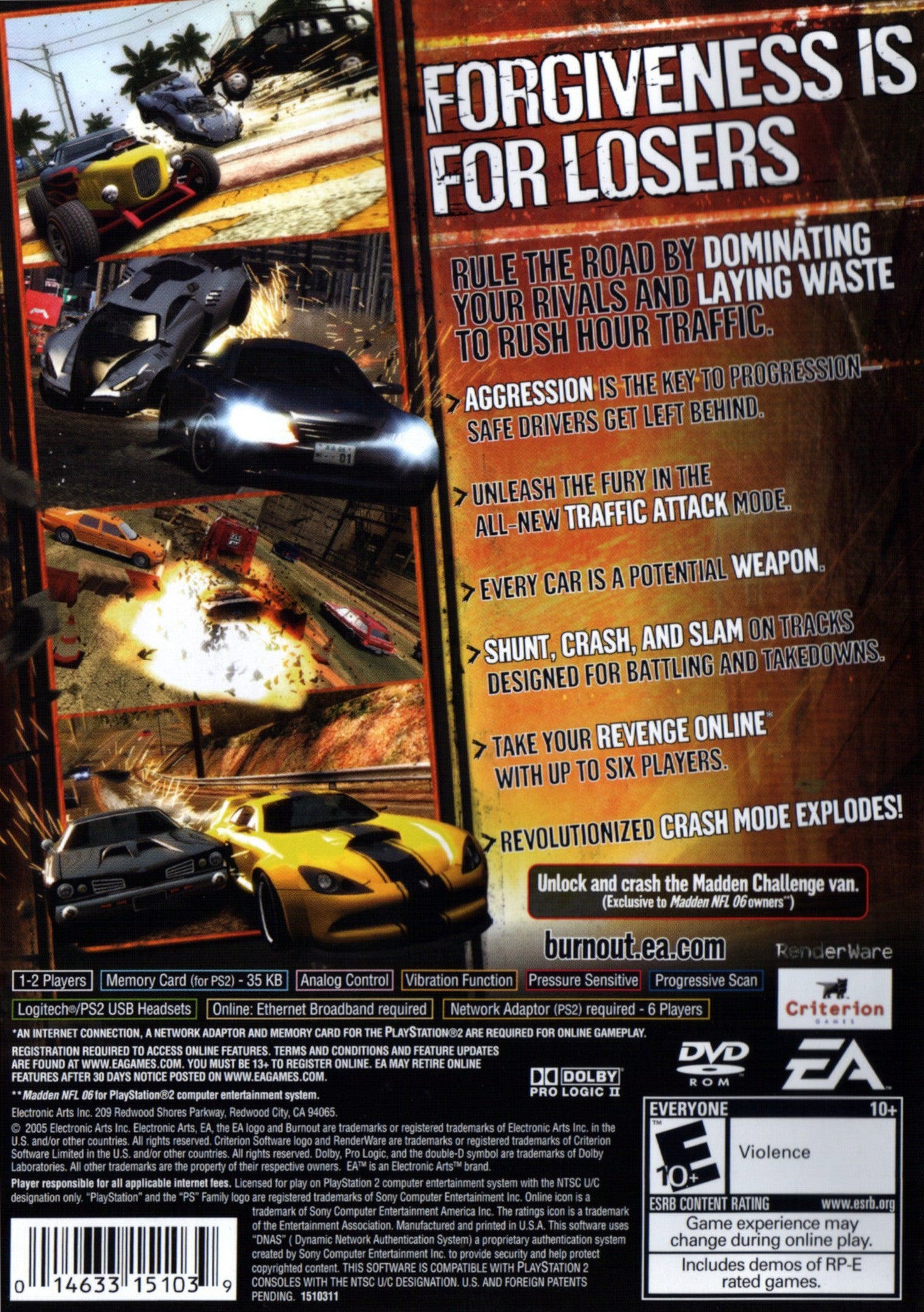 Burnout Revenge PS2 - Video Game - Used - CaveGamers - Image 2
