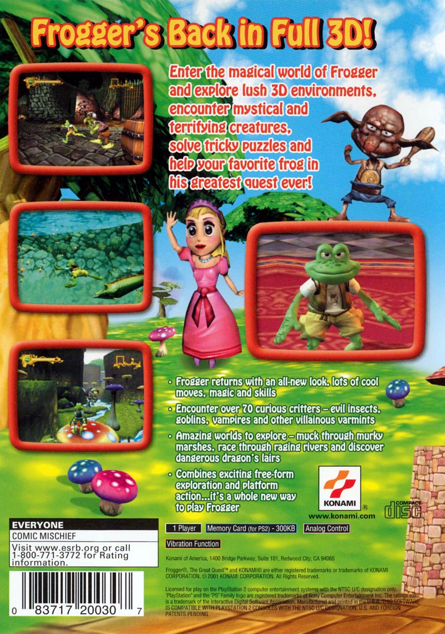 Frogger: The Great Quest PS2 - Video Game - Used - CaveGamers - Image 2