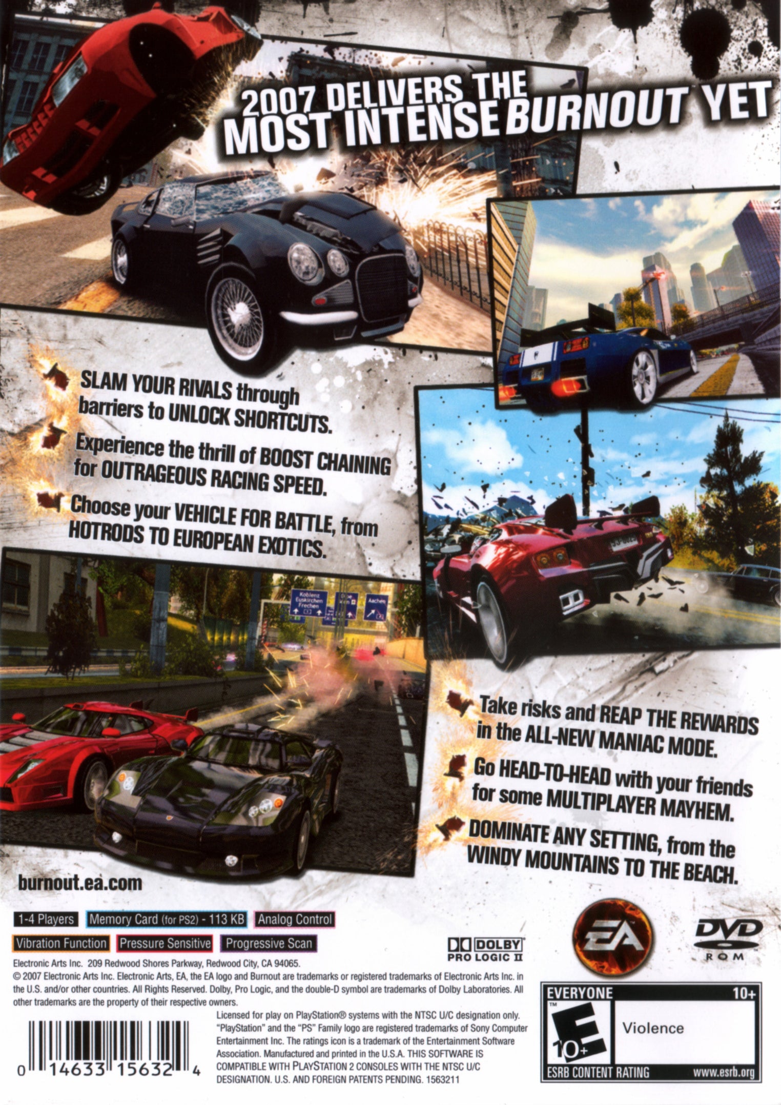Burnout Dominator PS2 - Video Game - Used - CaveGamers - Image 2