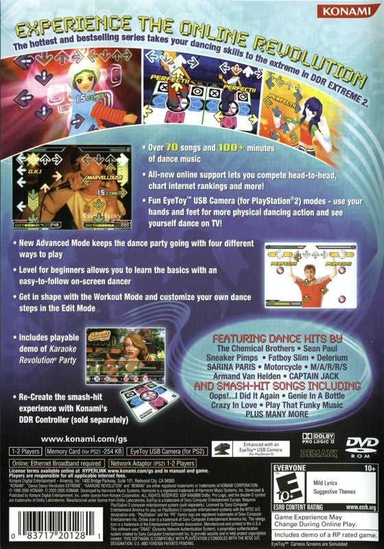 Dance Dance Revolution Extreme 2 PS2 - Video Game - Used - CaveGamers - Image 2