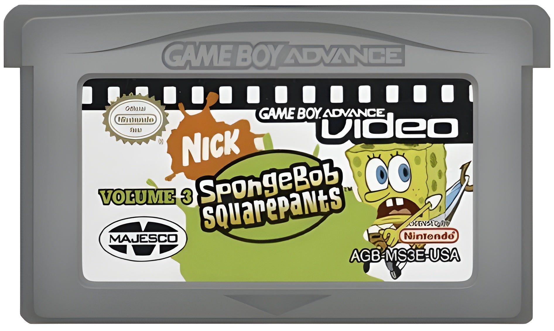 SpongeBob SquarePants Volume 3 Game Boy Advance - Video Game - Used - CaveGamers - Image 3