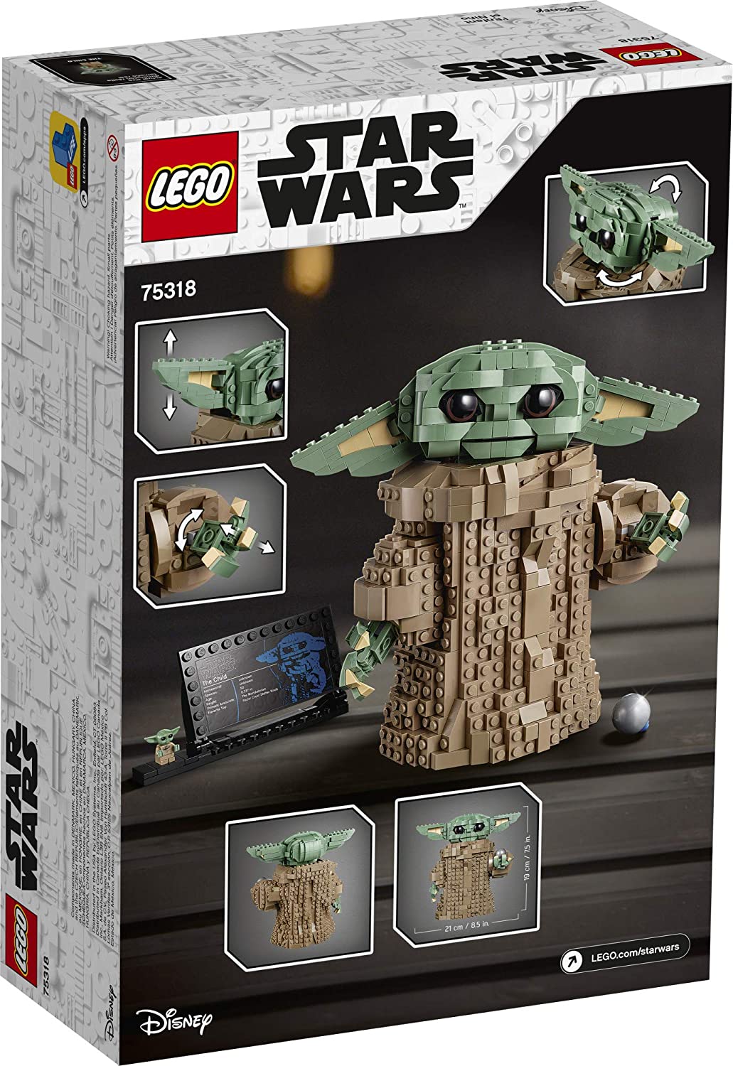 LEGO Star Wars The Mandalorian The Child 75318 Building Sets - Toys - New - CaveGamers - Image 3