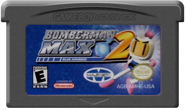 Bomberman Max 2: Blue Advance Game Boy Advance - Video Game - Used - CaveGamers - Image 3