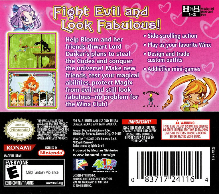 Winx Club: The Quest For The Codex DS - Video Game - Used - CaveGamers - Image 2