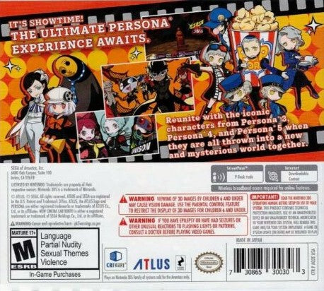 Persona Q2: New Cinema Labyrinth Standard Edition 3DS - Video Game - Used - CaveGamers - Image 2