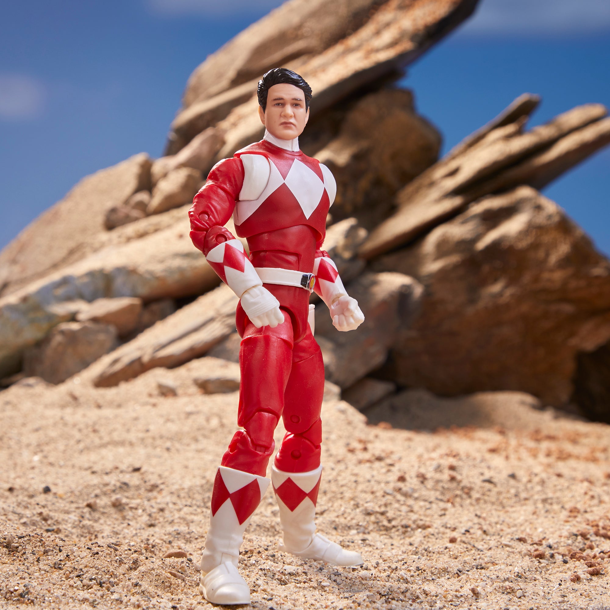 Power Rangers Lightning Collection Mighty Morphin Red Ranger 6" Action Figure Action Figures - Toys - New - CaveGamers - Image 4