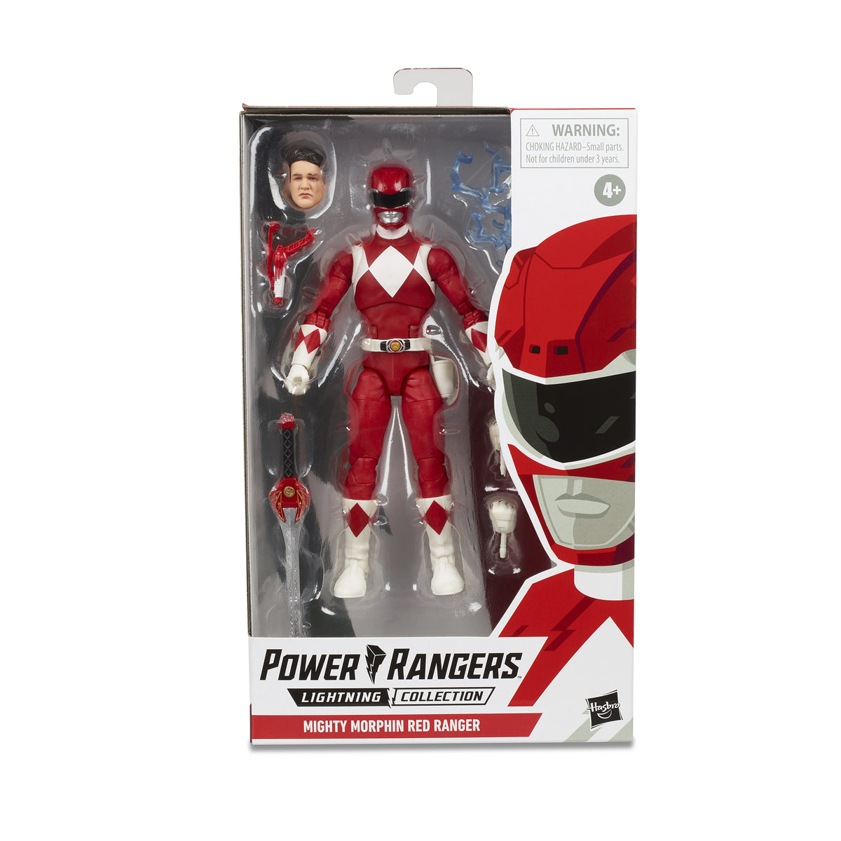 Power Rangers Lightning Collection Mighty Morphin Red Ranger 6" Action Figure Action Figures - Toys - New - CaveGamers - Image 5