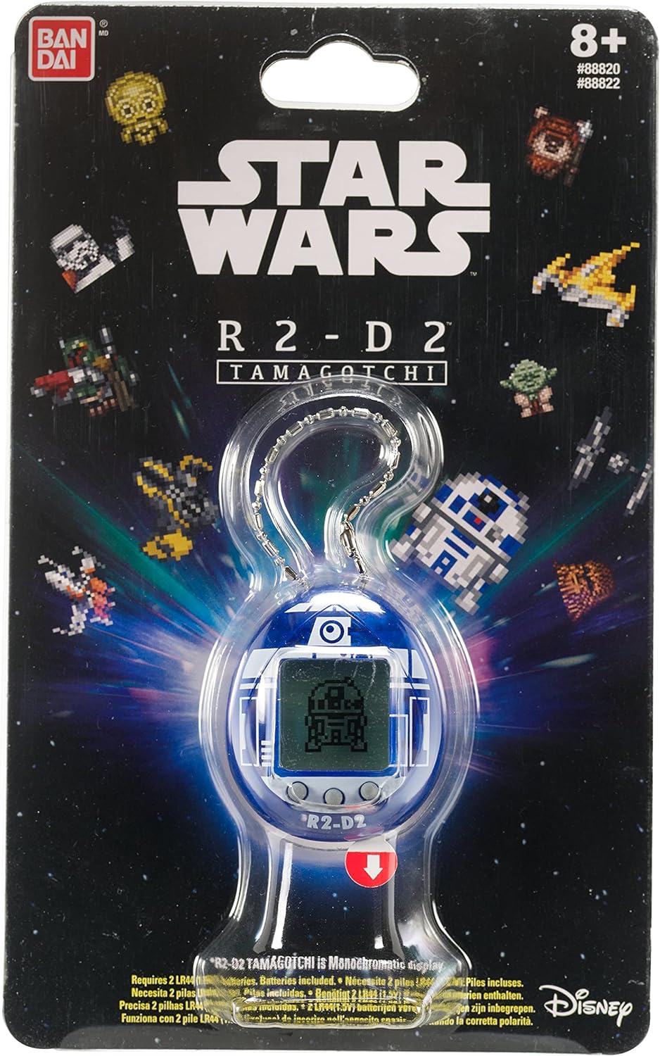 Tamagotchi - Star Wars: R2-D2 Hologram Blue Digital Pet Electronic Toys - Toys - New - CaveGamers - Image 3