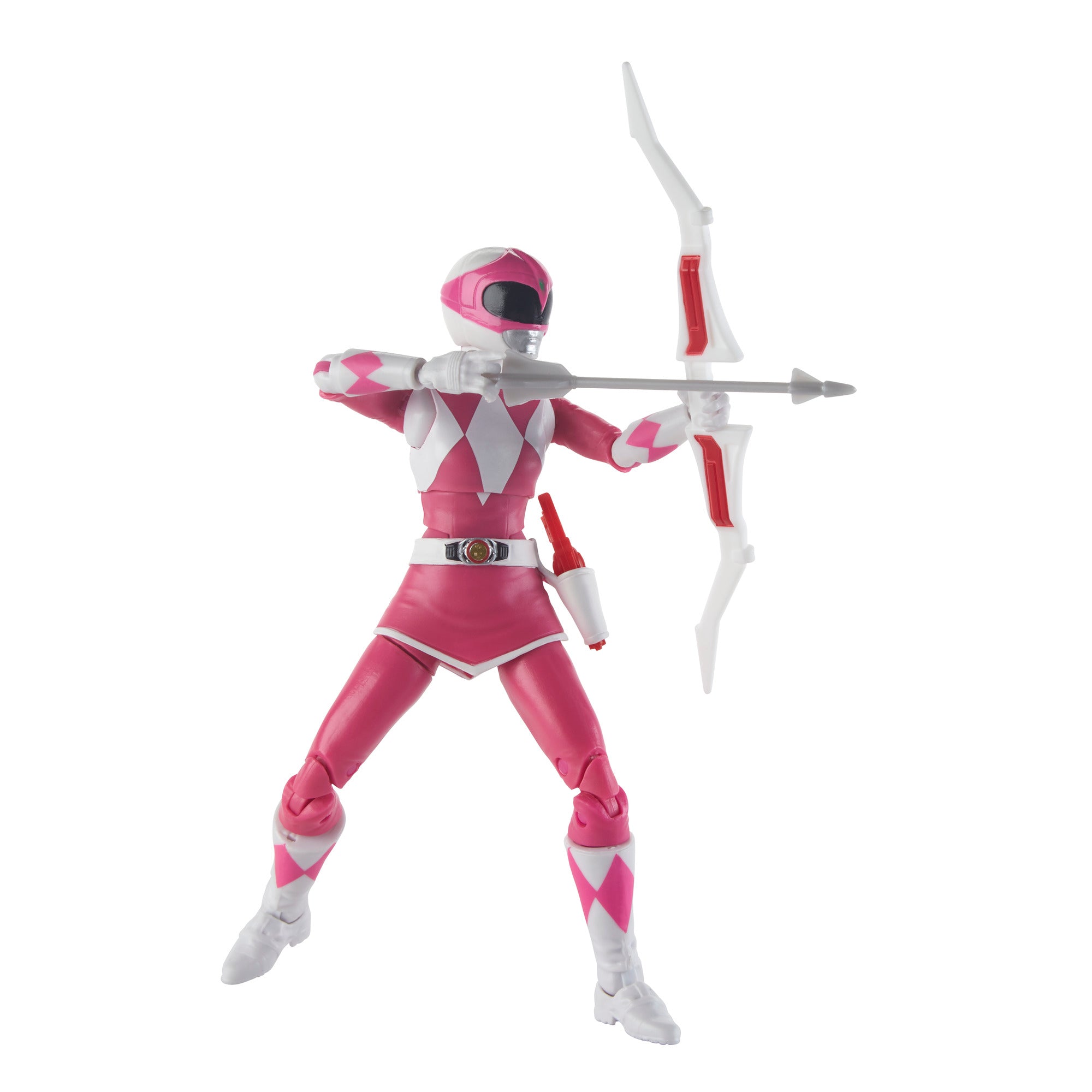 Power Rangers Lightning Collection Mighty Morphin Pink Ranger 6" Action Figure Action Figures - Toys - New - CaveGamers - Image 2