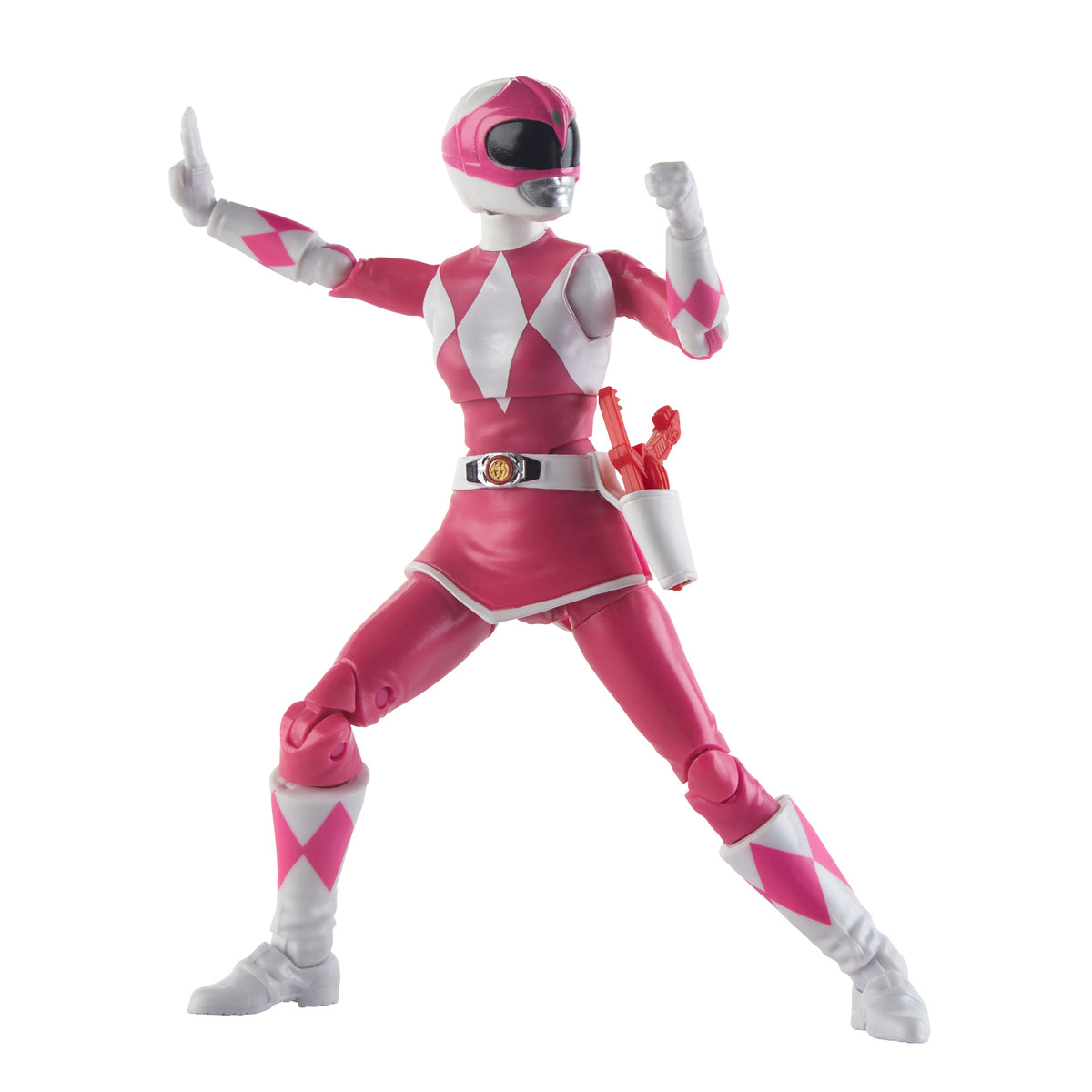 Power Rangers Lightning Collection Mighty Morphin Pink Ranger 6" Action Figure Action Figures - Toys - New - CaveGamers - Image 3