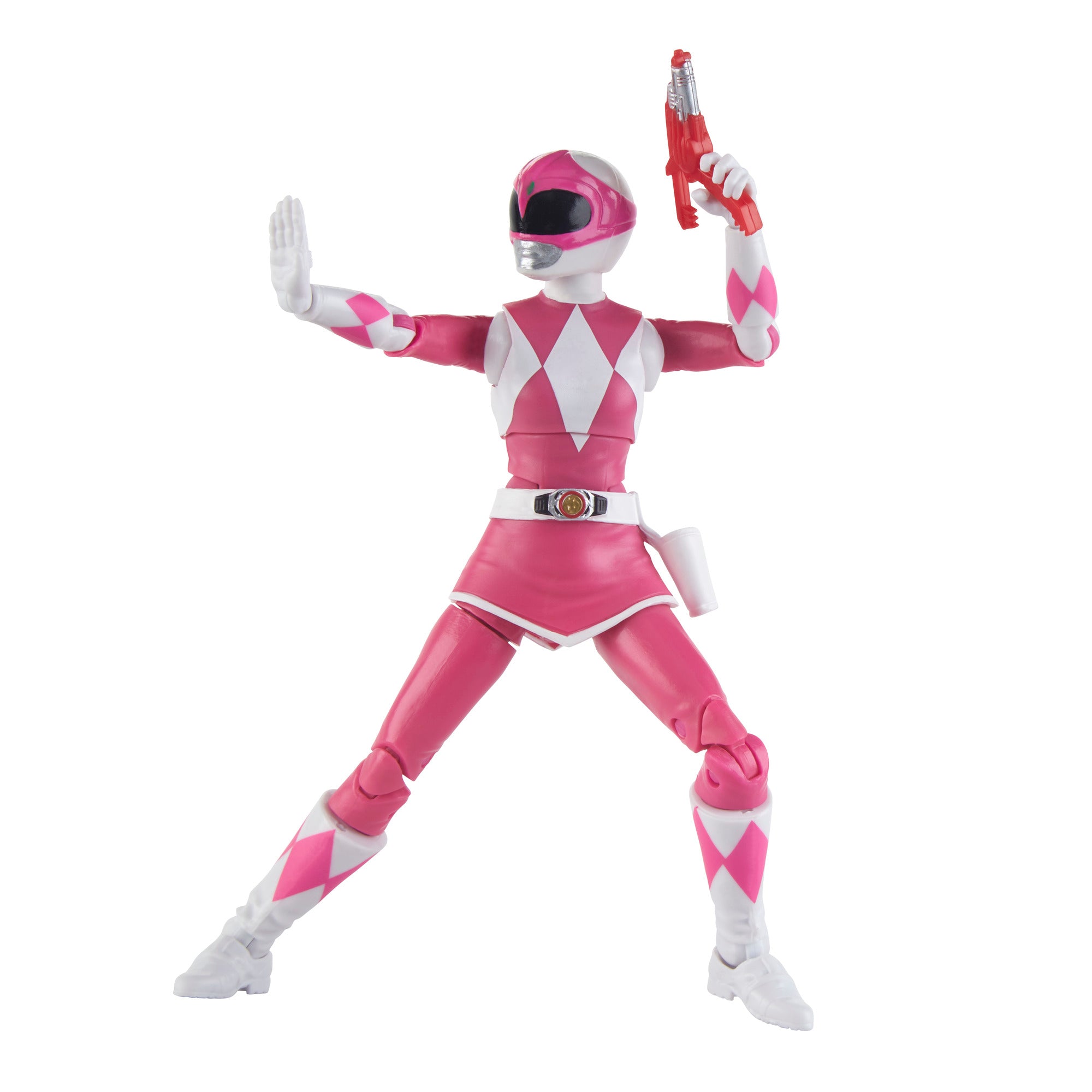 Power Rangers Lightning Collection Mighty Morphin Pink Ranger 6" Action Figure Action Figures - Toys - New - CaveGamers - Image 4