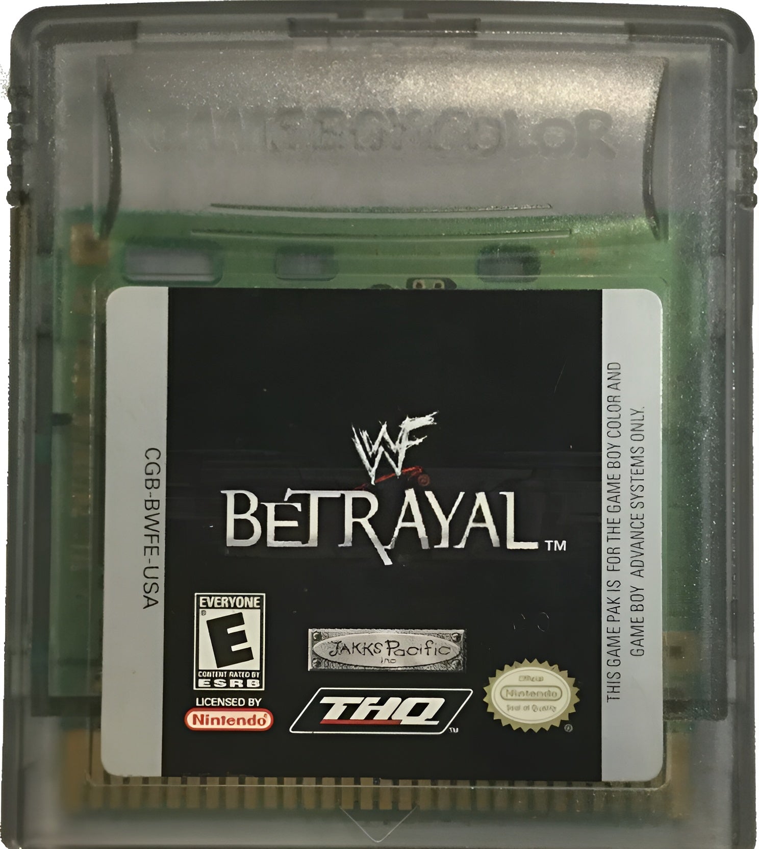 WWF Betrayal Game Boy Color - Video Game - Used - CaveGamers - Image 3