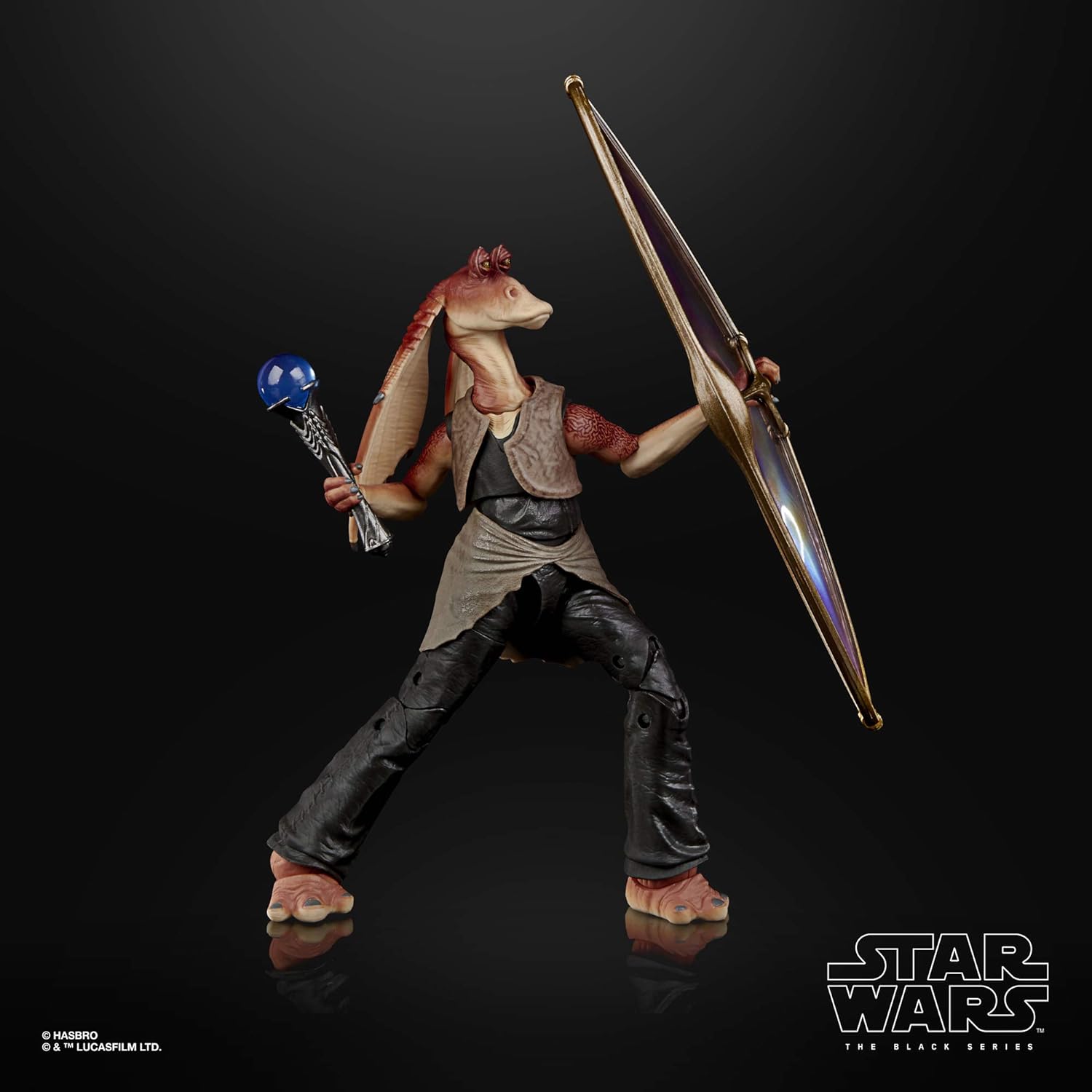 Star Wars: The Black Series - Jar Jar Binks (The Phantom Menace) Action Figure Action Figures - Toys - New - CaveGamers - Image 5
