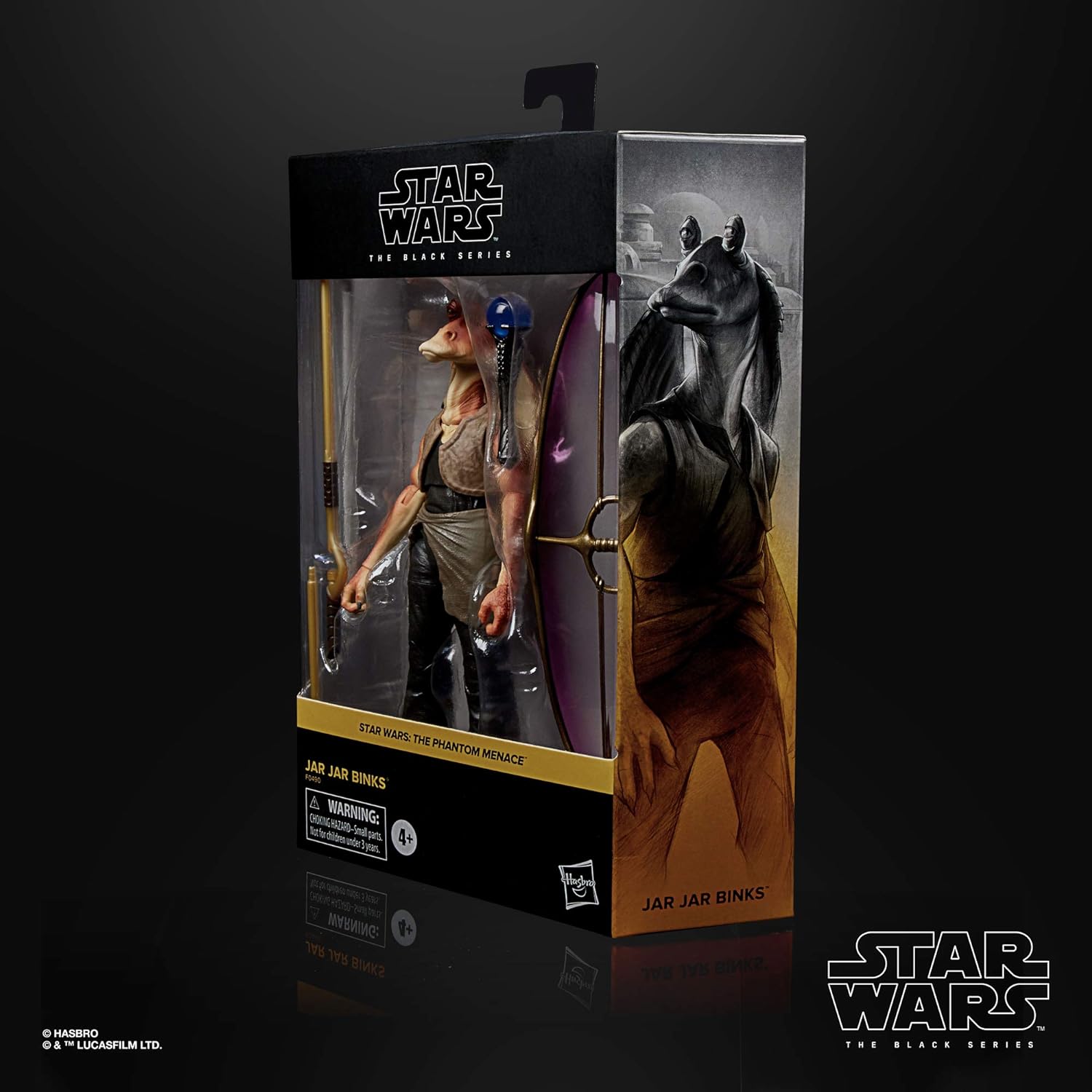 Star Wars: The Black Series - Jar Jar Binks (The Phantom Menace) Action Figure Action Figures - Toys - New - CaveGamers - Image 7